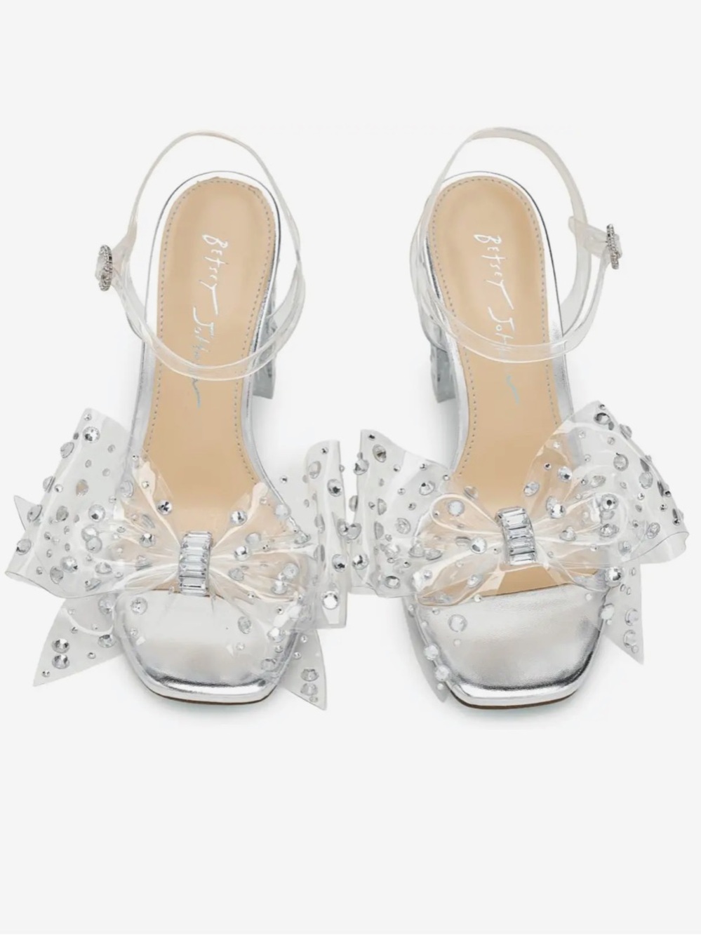 Betsey Johnson sparkling fairy Pratt heels